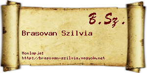 Brasovan Szilvia névjegykártya